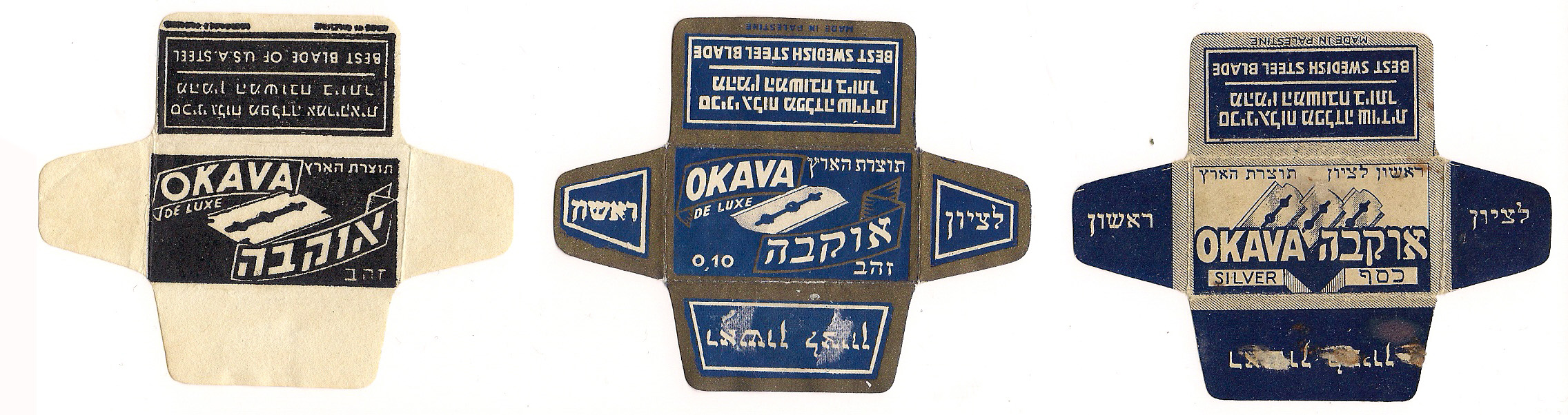 OKAVA razor blade Palestine