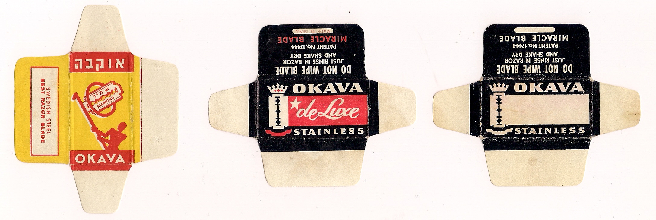 OKAVA razor blade Palestine